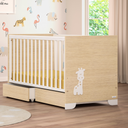 Casababy Giraffe Βρεφικό Κρεβάτι Μετατρεπόμενο Σε Προεφηβικό