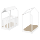 Casababy La Maison White Βρεφικό Κρεβάτι Μετατρεπόμενο Σε Προεφηβικό Τύπου Μοντεσσόρι Casababy La Maison White Βρεφικό Κρεβάτι Μετατρεπόμενο Σε Προεφηβικό Τύπου Μοντεσσόρι