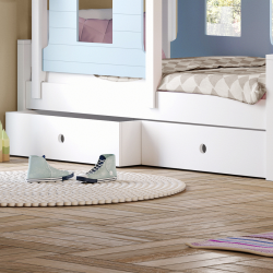 Casakids Loft Συρτάρια Τροχηλατά Σετ