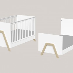Casababy Oslo Βρεφικό Κρεβάτι Μετατρεπόμενο Σε Προεφηβικό