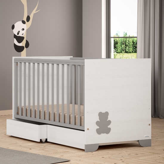 Casababy Panda Βρεφικό Κρεβάτι Μετατρεπόμενο Σε Προεφηβικό Casababy Panda Βρεφικό Κρεβάτι Μετατρεπόμενο Σε Προεφηβικό