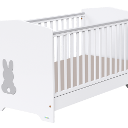 Casababy Rabbit Βρεφικό Κρεβάτι Μετατρεπόμενο Σε Προεφηβικό
