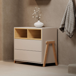 Casababy  Palmer Ecru Βρεφική Συρταριέρα