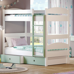 Casakids Loft Κουκέτα Μετατρεπόμενη με Αποσπώμενη Σκάλα Για 4 Διαστάσεις Στρωμάτων