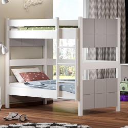 Casakids Cosy Κουκέτα Ημίδιπλη Μετατρεπόμενη με Αποσπώμενη Σκάλα Για 2 Διαστάσεις Στρωμάτων