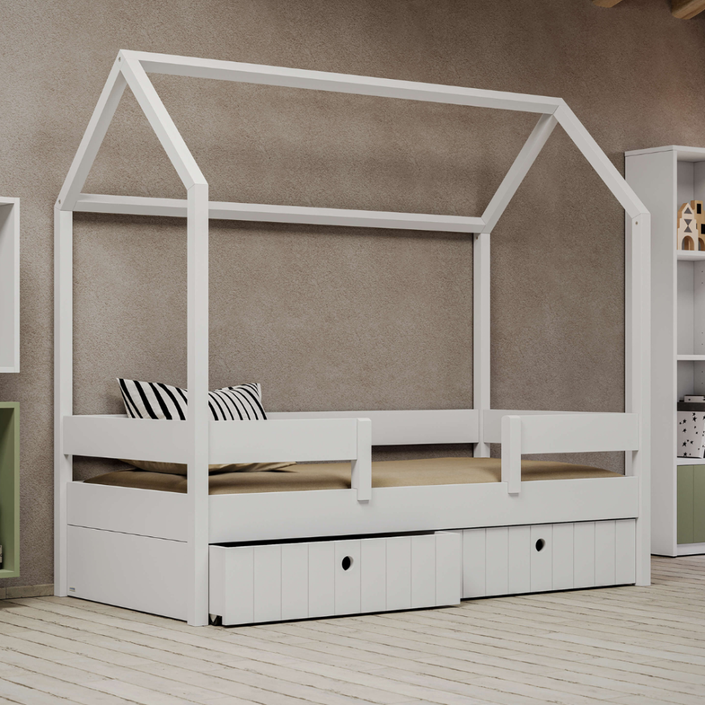 Casakids Kiddy Παιδικό Κρεβάτι Montessori 3 σε 1 με Αφαιρούμενη Σκεπή