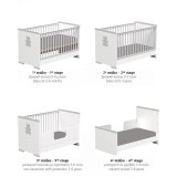 Casababy Smart Βρεφικό Κρεβάτι Μετατρεπόμενο Σε Προεφηβικό