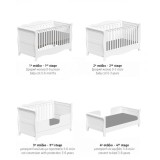 Casababy Oxford Βρεφικό Κρεβάτι Μετατρεπόμενο Σε Προεφηβικό