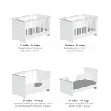 Casababy York Βρεφικό Κρεβάτι Μετατρεπόμενο Σε Προεφηβικό