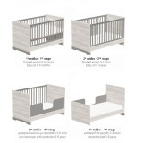 Casababy Alaska Βρεφικό Κρεβάτι Μετατρεπόμενο Σε Προεφηβικό