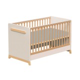 Casababy Palmer Ecru Βρεφικό Κρεβάτι Μετατρεπόμενο Σε Προεφηβικό