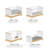 Casababy Juno Βρεφικό Κρεβάτι Μετατρεπόμενο Σε Προεφηβικό