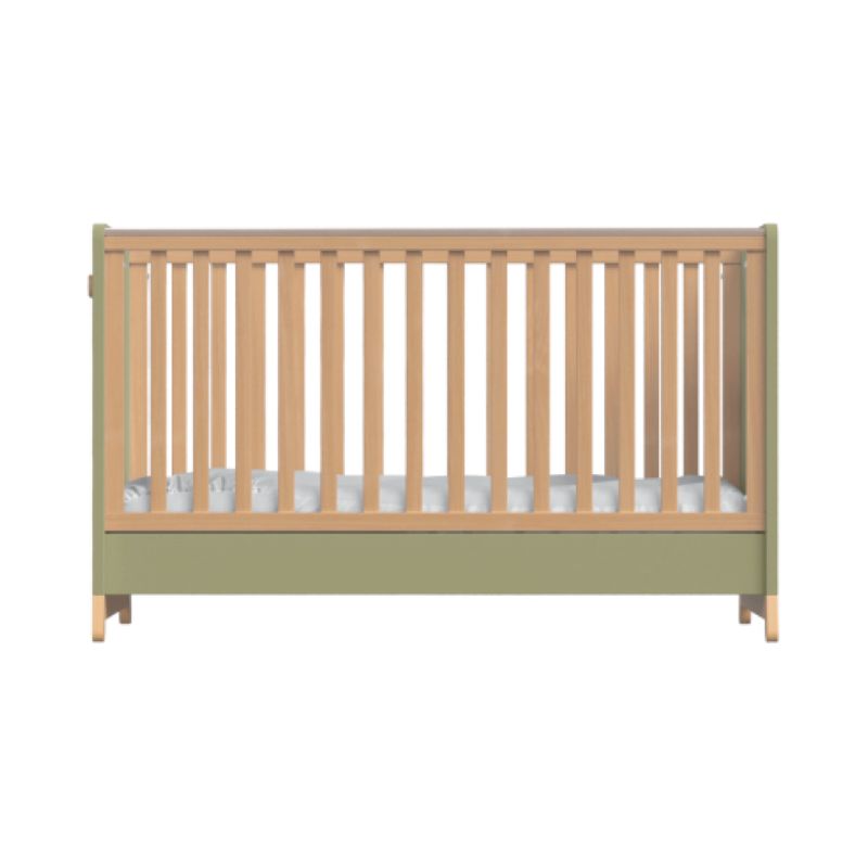 Casababy Palmer Olive Βρεφικό Κρεβάτι Μετατρεπόμενο Σε Προεφηβικό