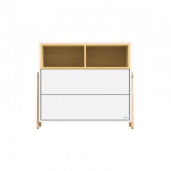 Casababy  Palmer White Βρεφική Συρταριέρα