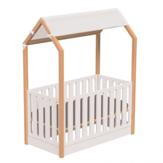 Casababy La Maison Ecru Βρεφικό Κρεβάτι Μετατρεπόμενο Σε Προεφηβικό Τύπου Μοντεσσόρι Casababy La Maison Ecru Βρεφικό Κρεβάτι Μετατρεπόμενο Σε Προεφηβικό Τύπου Μοντεσσόρι