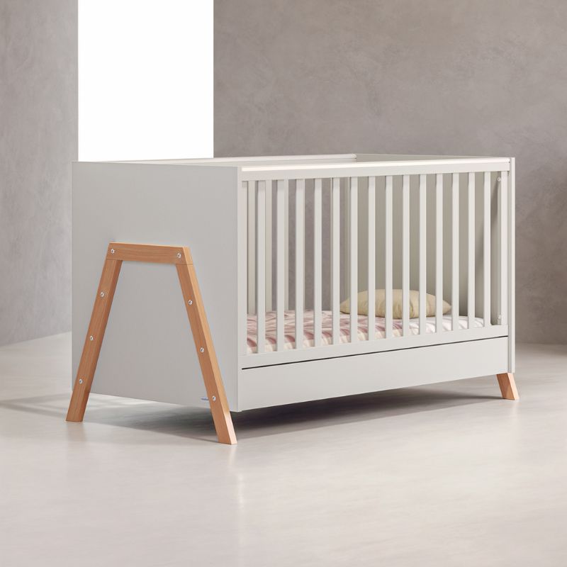 Casababy Oslo Ecru Βρεφικό Κρεβάτι Μετατρεπόμενο Σε Προεφηβικό