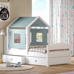 Casakids Loft Κρεβάτι Μονό Για 2 Διαστάσεις Στρωμάτων