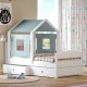 Casakids Loft Κρεβάτι Μονό Για 2 Διαστάσεις Στρωμάτων Casakids Loft Κρεβάτι Μονό Για 2 Διαστάσεις Στρωμάτων
