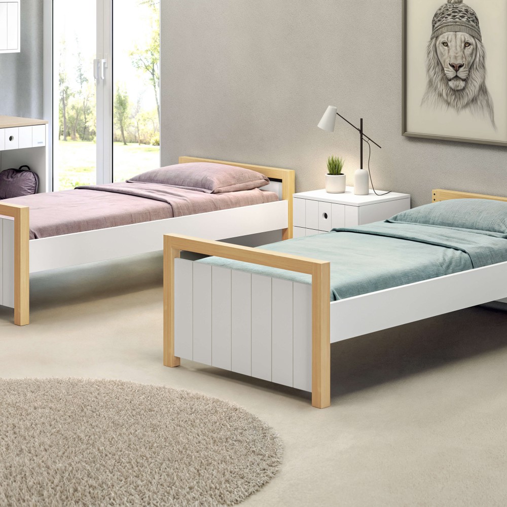 Casakids Icon Solid Wood Separable Children's Bunk Bed