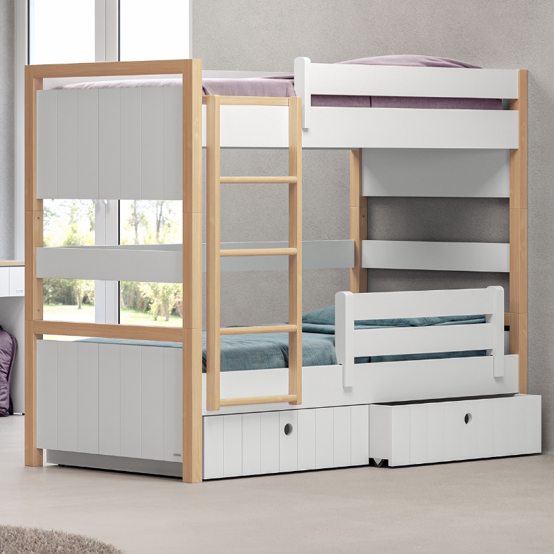 Casakids Icon Solid Wood Separable Children's Bunk Bed