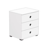 Casakids Smile Bedside Cabinet with 3 Drawers
