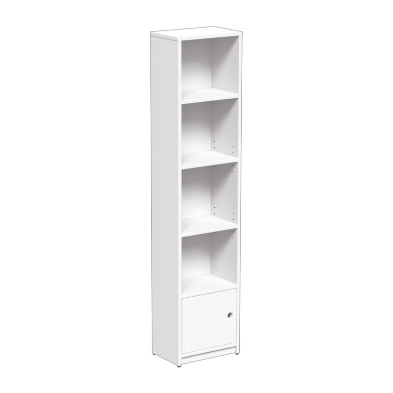 Casakids Narrow Bookcase With 1 Door