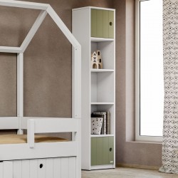 Casakids Στενή Βιβλιοθήκη Με 2 Πορτάκια