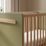 Casababy Palmer Olive Βρεφικό Κρεβάτι Μετατρεπόμενο Σε Προεφηβικό
