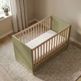 Casababy Palmer Olive Βρεφικό Κρεβάτι Μετατρεπόμενο Σε Προεφηβικό