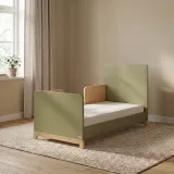 Casababy Palmer Olive Βρεφικό Κρεβάτι Μετατρεπόμενο Σε Προεφηβικό