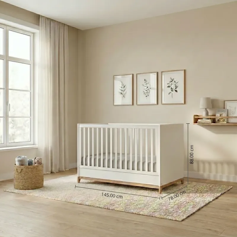 Casababy Zoom Βρεφικό Κρεβάτι Μετατρεπόμενο Σε Προεφηβικό