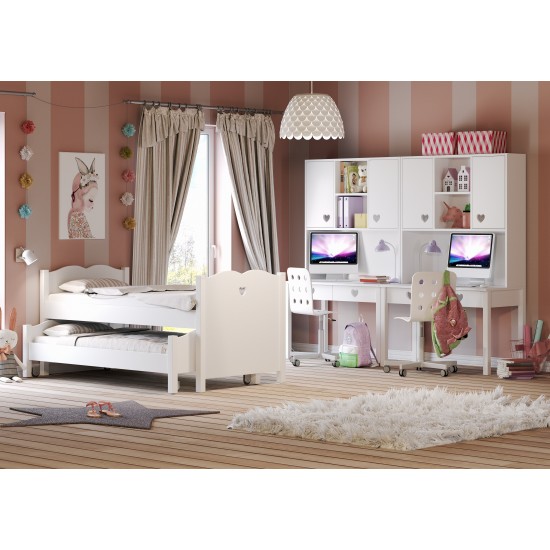Casakids Feel Χαμηλή Κουκέτα 100x214 cm και 100x204 cm Casakids Feel Χαμηλή Κουκέτα 100x214 cm και 100x204 cm