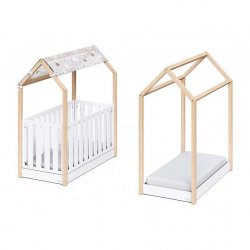 Casababy La Maison Βρεφικό Κρεβάτι Μετατρεπόμενο Σε Προεφηβικό Τύπου Μοντεσσόρι